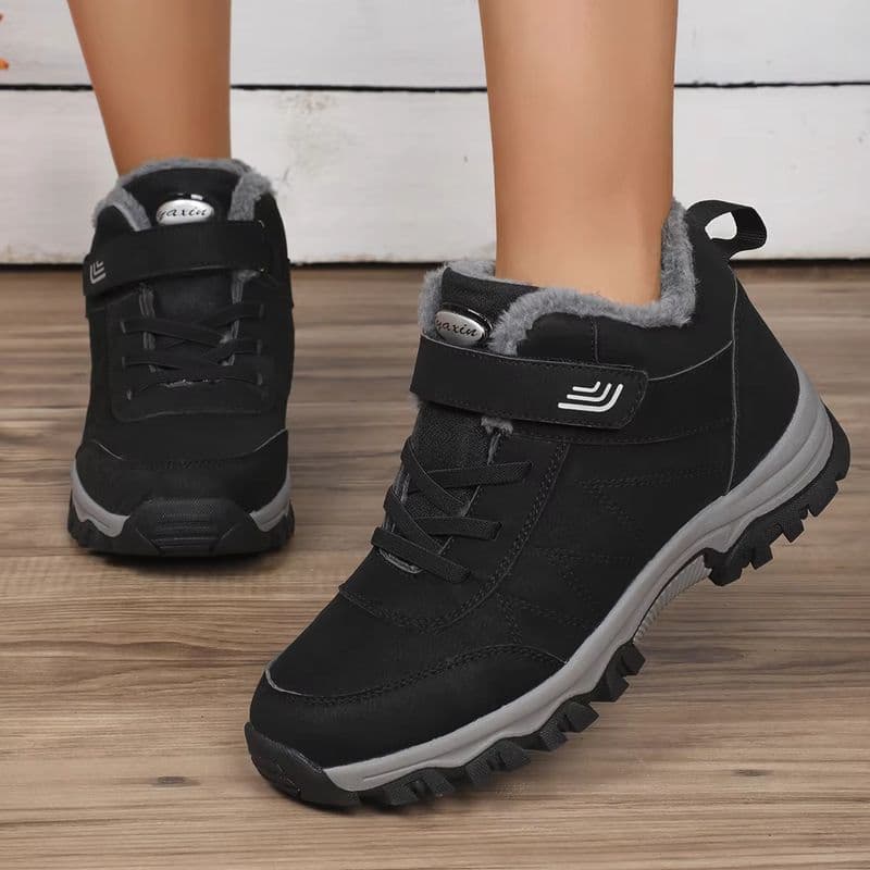 Botas de nieve unisex impermeables y térmicas para uso cómodo al aire libre en invierno