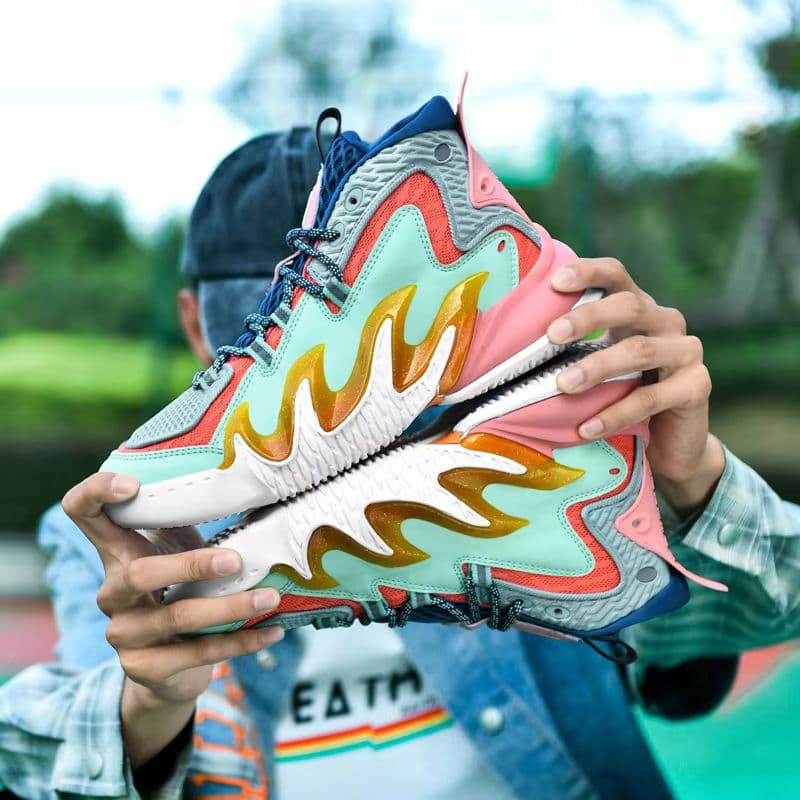 High-Performance Non-Slip Men's Basketball Sneakers for Athletes-sku-1