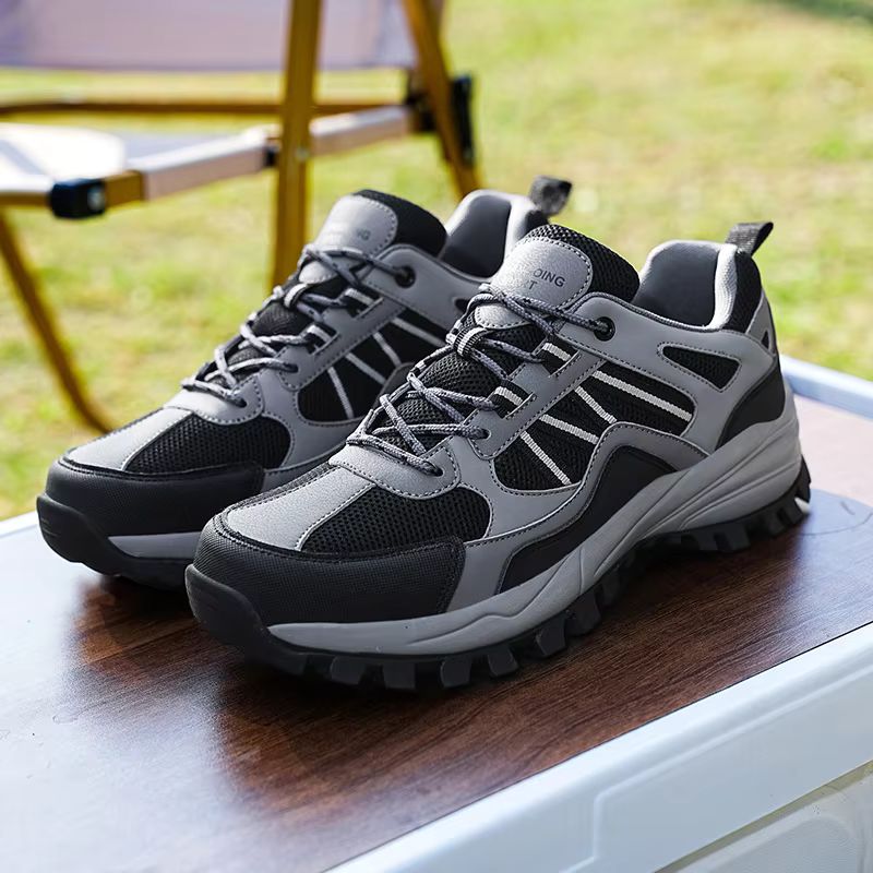 Zapatos de senderismo ligeros e impermeables para hombre para actividades al aire libre 2